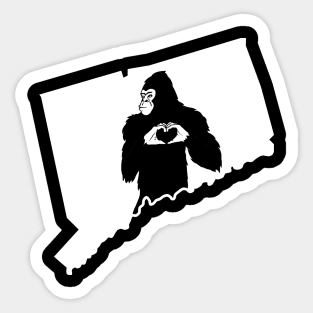 Connecticut Bigfoot Sticker